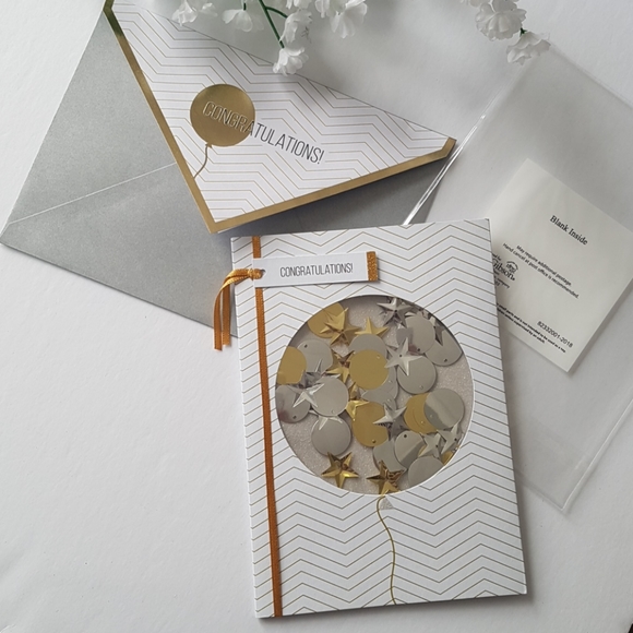 2 pcs C R Gibson Luxury Card Congratulations (1 Card with Envelope) - Picture 8 of 14